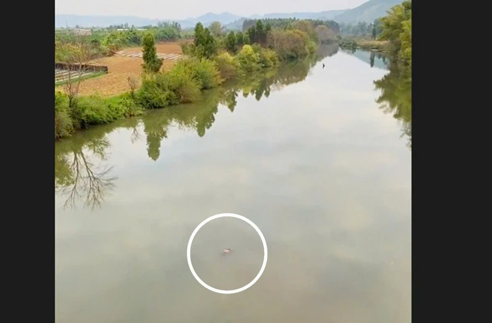 Tìm thấy thi thể cháu bé mất tích trên sông Ba ở huyện Kbang, Gia Lai