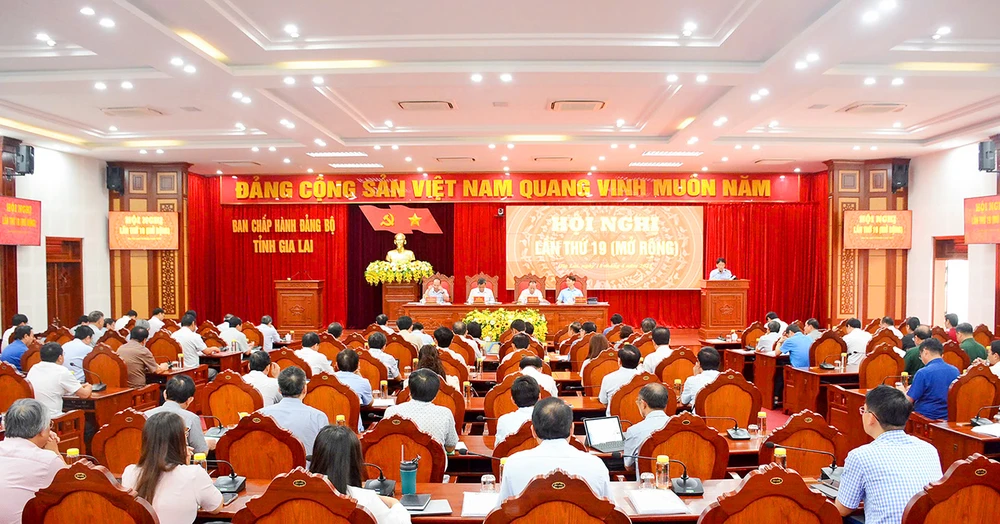 Ban Chấp hành Đảng bộ tỉnh Gia Lai thống nhất đề án sắp xếp đơn vị hành chính cấp xã trên địa bàn tỉnh