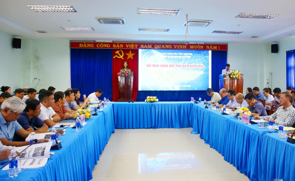 Hội nghị khoa học phổ biến kiến thức “Đánh giá hiện tượng động đất tại tỉnh Kon Tum – Thực trạng và giải pháp ứng phó. Trong 4 năm Kon TUm có 1086 trận động đất