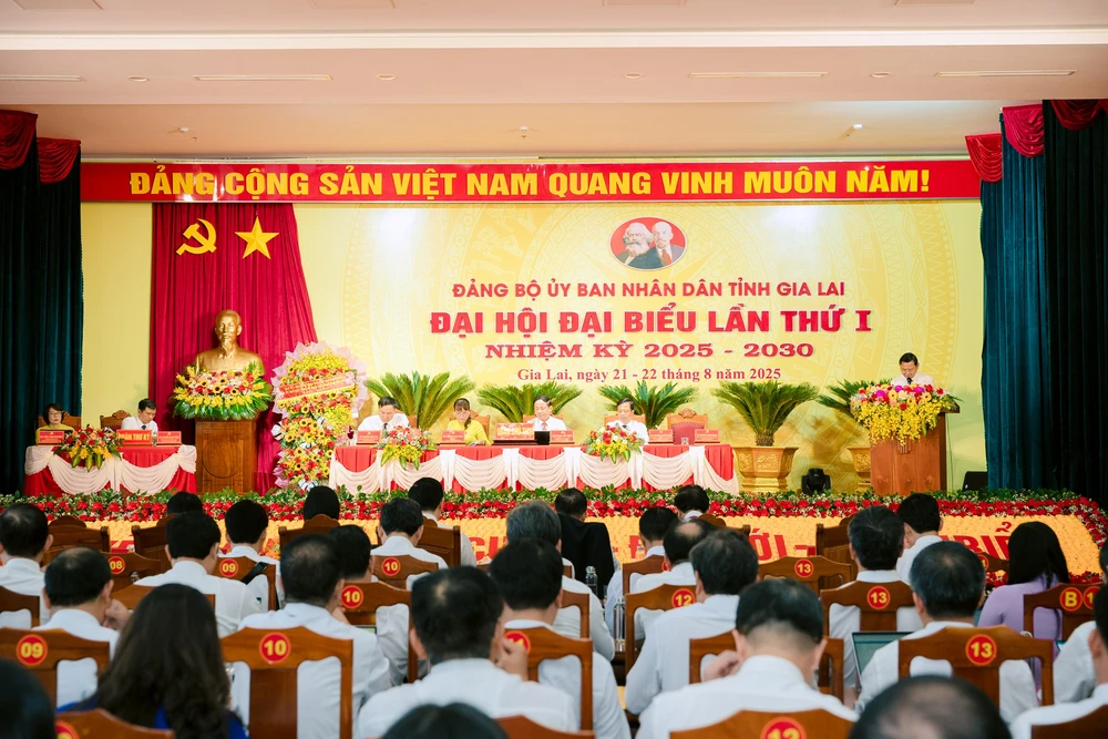 Đại hội đại biểu Đảng bộ UBND tỉnh Gia Lai lần thứ I, nhiệm kỳ 2025 - 2030.