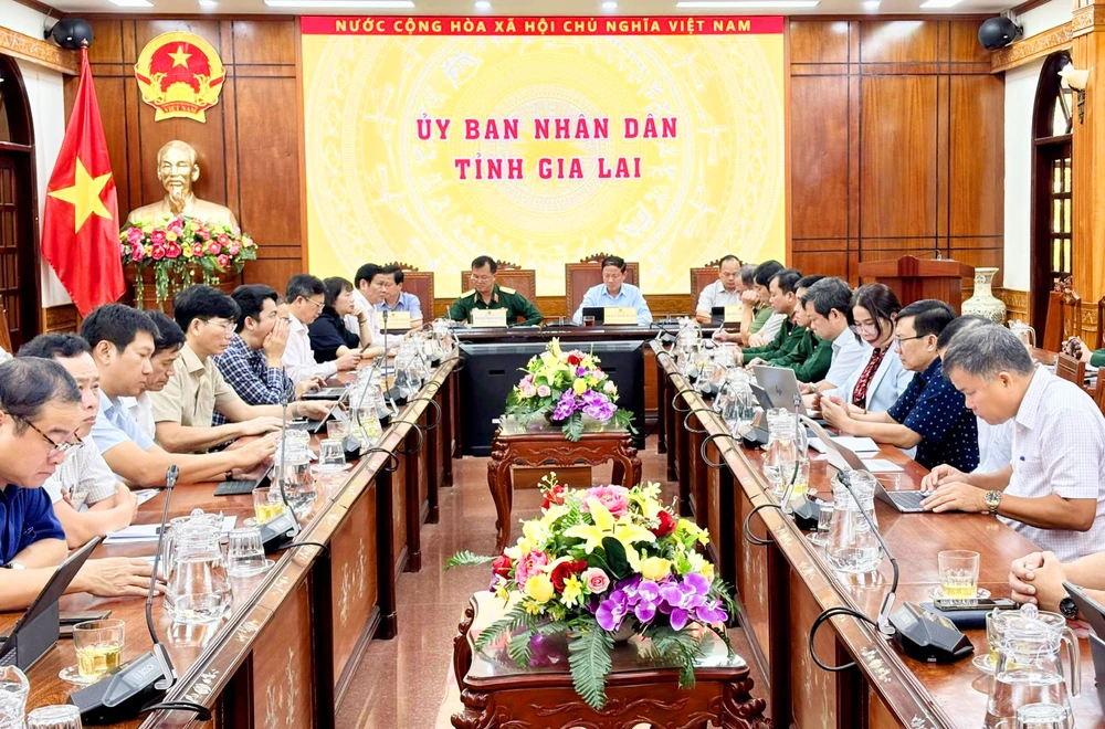 Lãnh đạo UBND tỉnh Gia Lai, nhấn mạnh bão số 13 rất mạnh, sẽ ảnh hưởng rất lớn và dự kiến di dời khoảng 100.000 hộ với 350.000 người dân đến nơi an toàn.