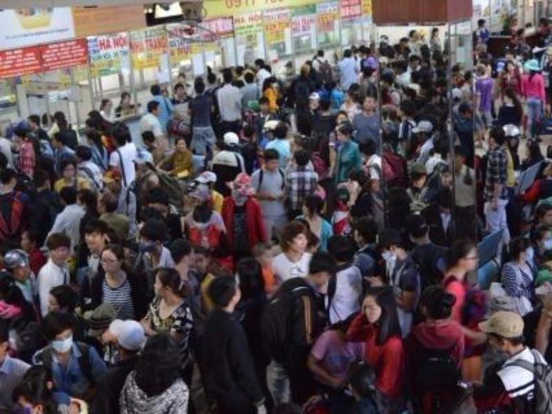 Bến xe Miền Tây hiện hữu đã quá tải. Ảnh Internet