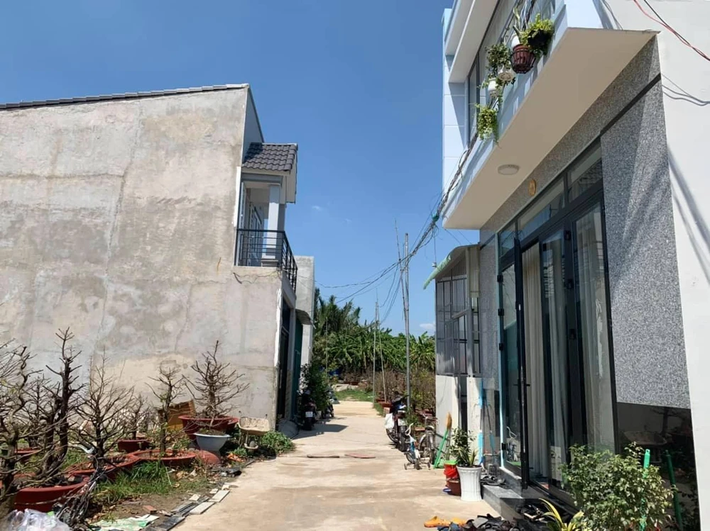 Những căn nhà xây dựng không phép tại phường Hiệp Bình Chánh, TP Thủ Đức đã bị cưỡng chế năm 2020. Ảnh CN