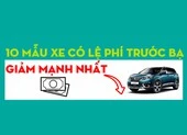 Điểm mặt 10 mẫu xe có lệ phí trước bạ giảm mạnh nhất