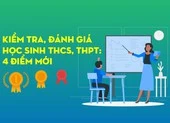 Kiểm tra, đánh giá học sinh THCS, THPT: 4 điểm mới từ 11-10
