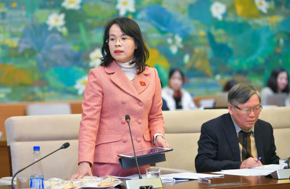 Bà Phạm Thị Hồng Yến, Ủy viên Ủy ban Kinh tế và Tài chính của Quốc hội. Ảnh: QH