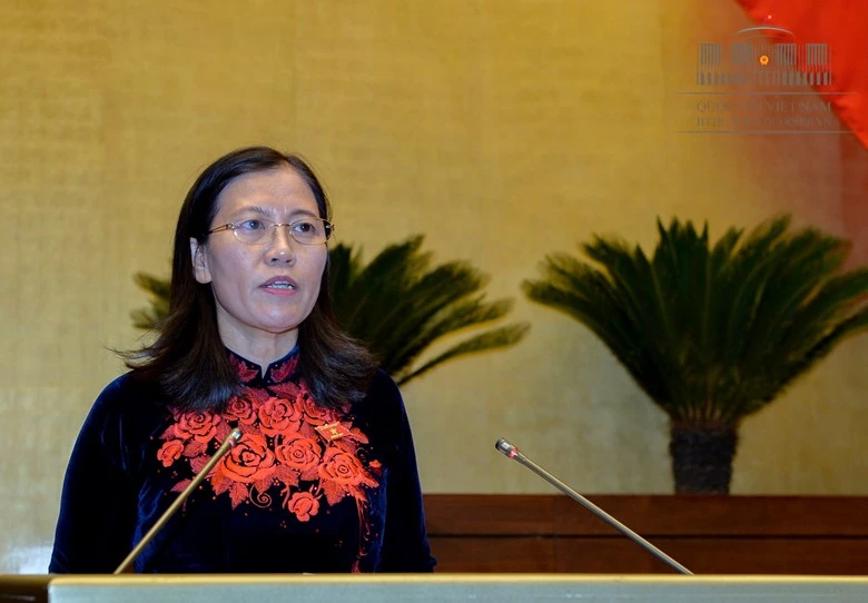 Chủ nhiệm Ủy ban Tư pháp Lê Thị Nga