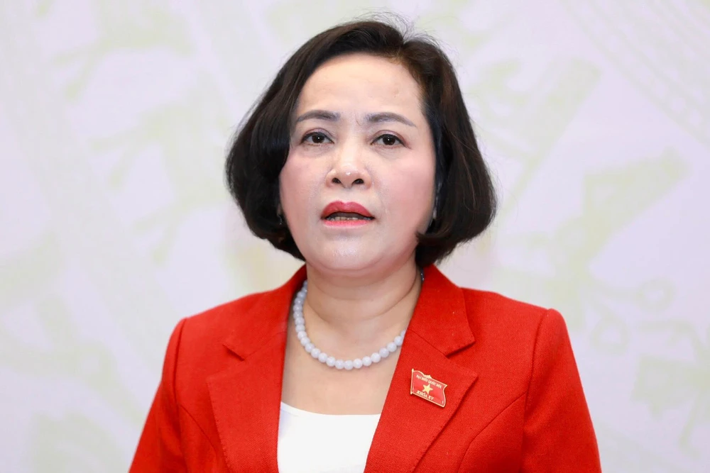 Trưởng ban Công tác đại biểu Nguyễn Thị Thanh. Ảnh: TRỌNG PHÚ