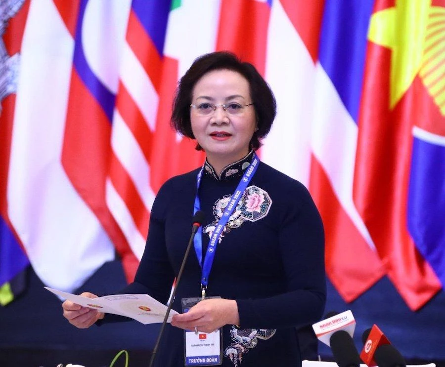 Bộ trưởng Bộ Nội vụ Phạm Thị Thanh Trà. Ảnh: THANH TUẤN