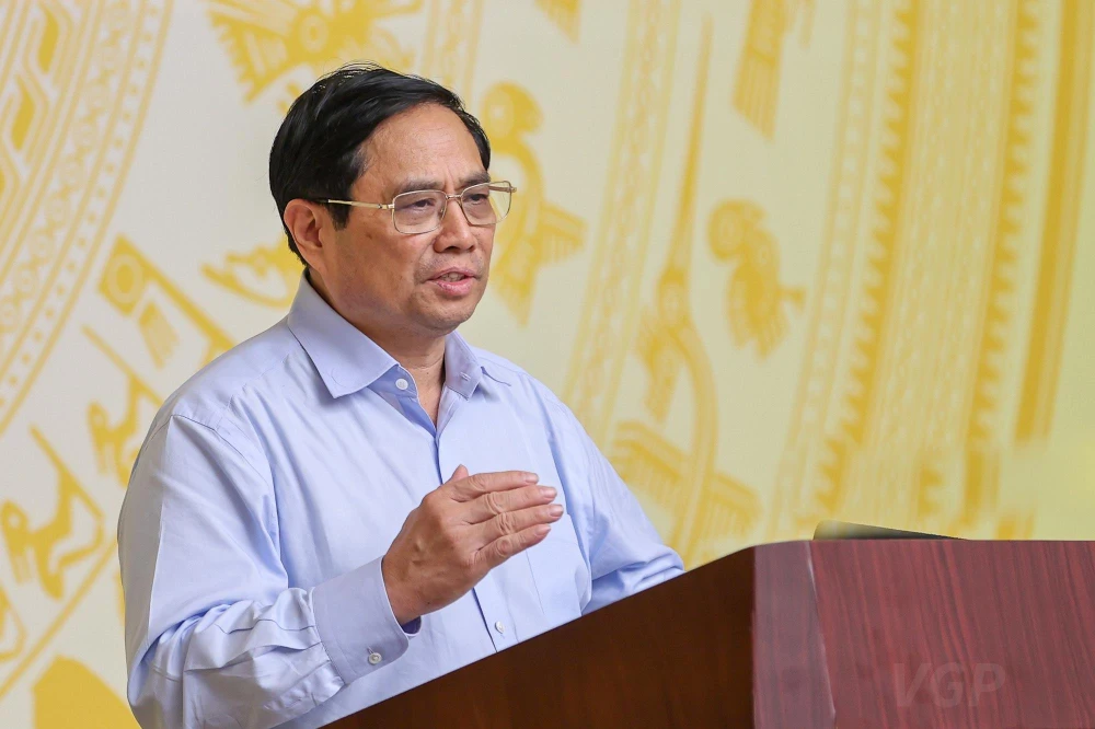 Thủ tướng Phạm Minh Chính. Ảnh: VGP Thủ tướng Phạm Minh Chính. Ảnh: VGP