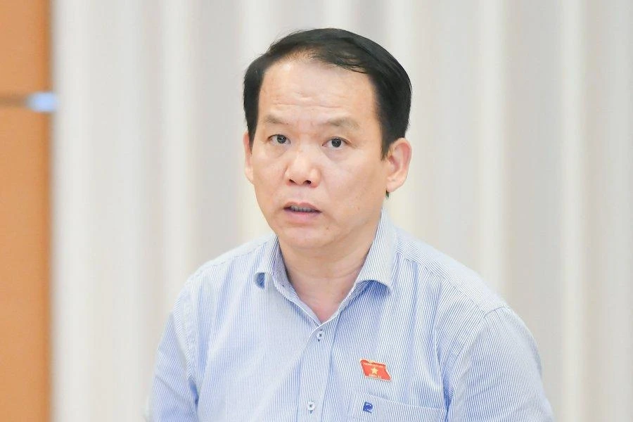 Chủ nhiệm Uỷ ban Pháp luật Hoàng Thanh Tùng. Ảnh: PHẠM THẮNG