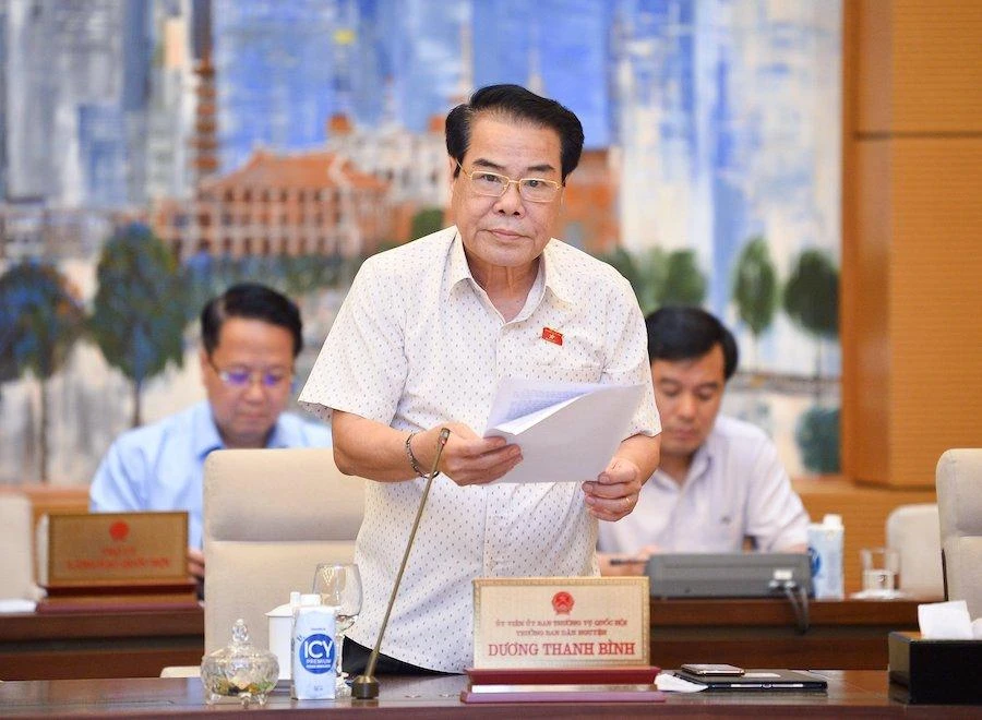 Trưởng ban Dân nguyện Dương Thanh Bình. Ảnh: NGHĨA ĐỨC