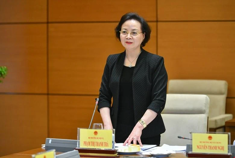 Bộ trưởng Nội vụ Phạm Thị Thanh Trà.