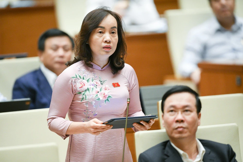 ĐB Nguyễn Thị Kim Anh (Bắc Ninh). Ảnh: PHẠM THẮNG