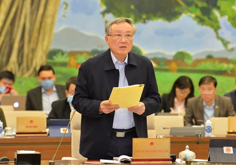 Chánh án TAND Tối cao Nguyễn Hoà Bình