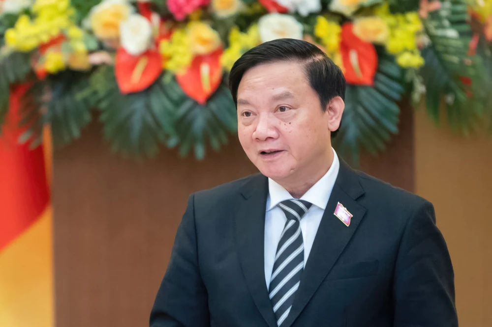 Phó Chủ tịch Quốc hội Nguyễn Khắc Định. Ảnh: PHẠM THẮNG