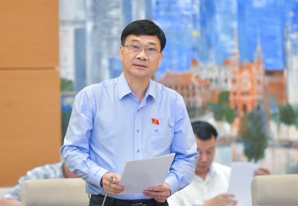 Chủ nhiệm Uỷ ban Kinh tế Vũ Hồng Thanh. Ảnh: PHẠM THẮNG