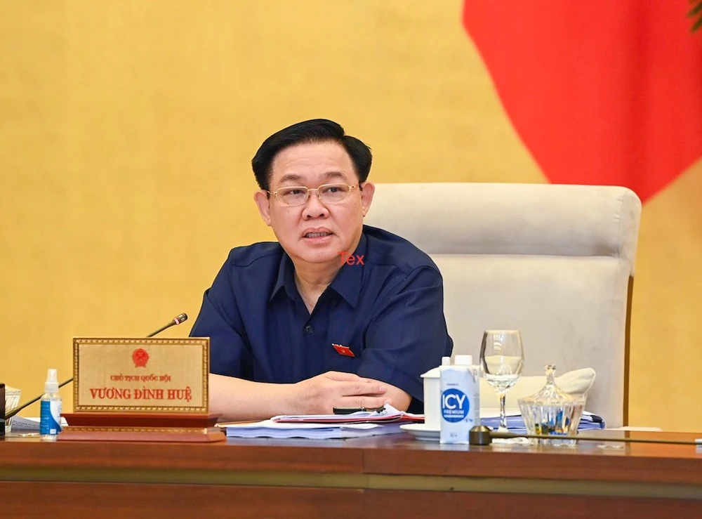 Chủ tịch Quốc hội Vương Đình Huệ. Ảnh: PHẠM THẮNG