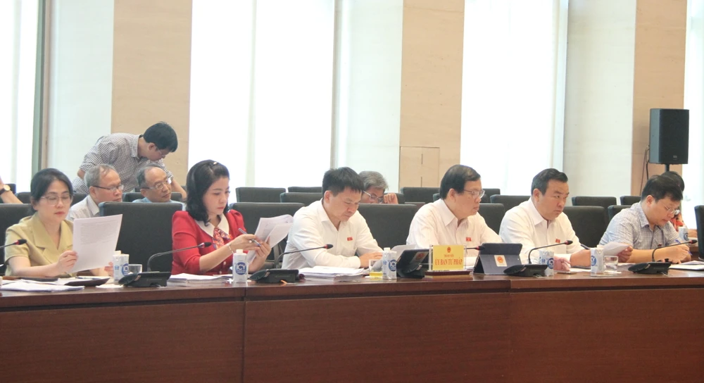 Ngày 6-9, Uỷ ban Tư pháp họp thẩm tra báo cáo của Chính phủ về công tác phòng, chống tham nhũng năm 2023.