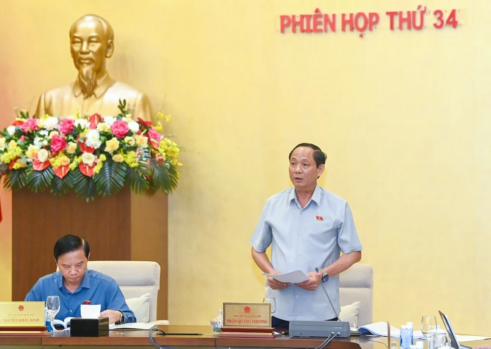 Phó Chủ tịch Quốc hội Trần Quang Phương. Ảnh: PHẠM THẮNG