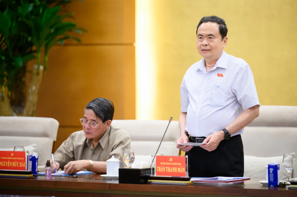 Chủ tịch Quốc hội Trần Thanh Mẫn nhấn mạnh Kỳ họp thứ 9 là lịch sử của lịch sử, nhiều vấn đề rất quan trọng cho sự phát triển của đất nước.