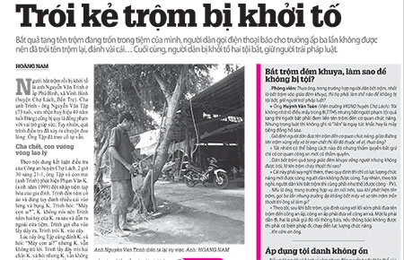 Làm gì để bắt trộm mà không bị khởi tố? ảnh 2