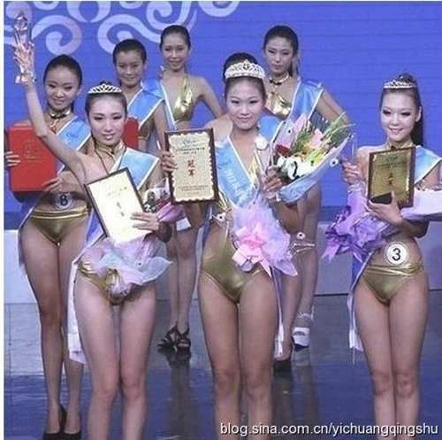 Ba người đẹp của Hoa khôi Bikini Sơn Đông gây sốc vì vóc dáng và mặt xấu.