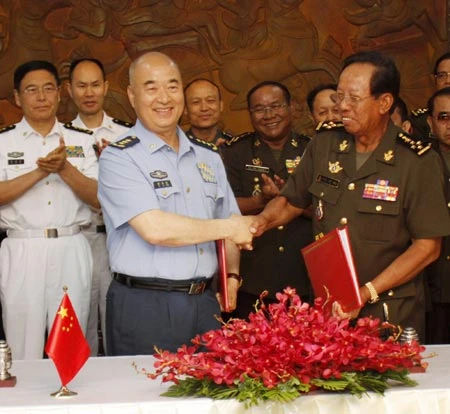 Phái đoàn quân sự Campuchia đến Trung Quốc, vì sao? ảnh 1 Phái đoàn quân sự Campuchia đến Trung Quốc, vì sao? ảnh 1