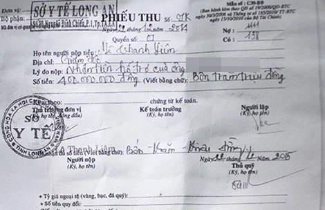 Giám đốc Sở Y tế Long An trả lại ‘quà khủng' 400 triệu ảnh 2