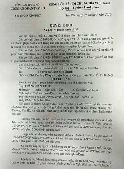 Quyết định xử phạt sai cả nội dung và hình thức ảnh 2