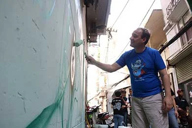 Thay áo mới cho những bức tường ở Sài Gòn ảnh 2