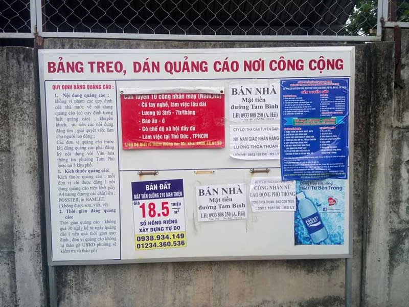 Chính quyền cùng dân trị quảng cáo bôi bẩn ảnh 2