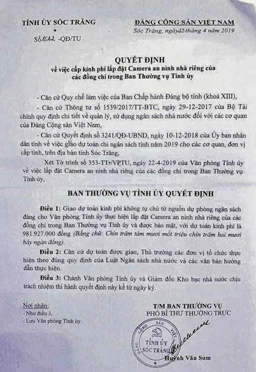 Đúng, sai chuyện lắp camera nhà cán bộ ở Sóc Trăng ảnh 2