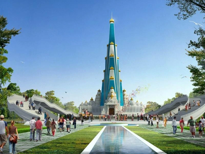 Ấn Độ xây ngôi đền cao nhất thế giới