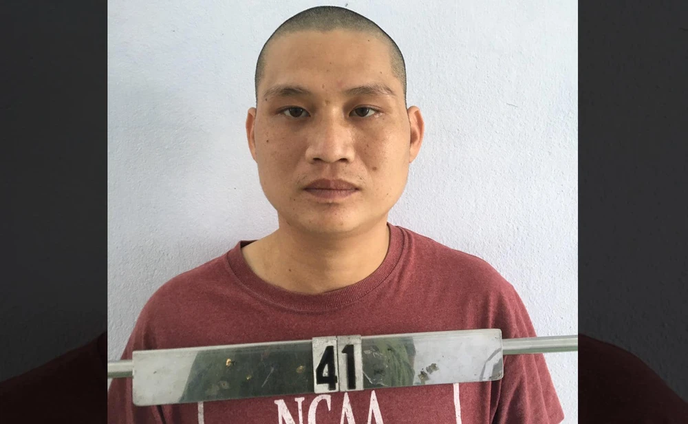 Nguyễn Hồng Na tại cơ quan công an. Ảnh: CA