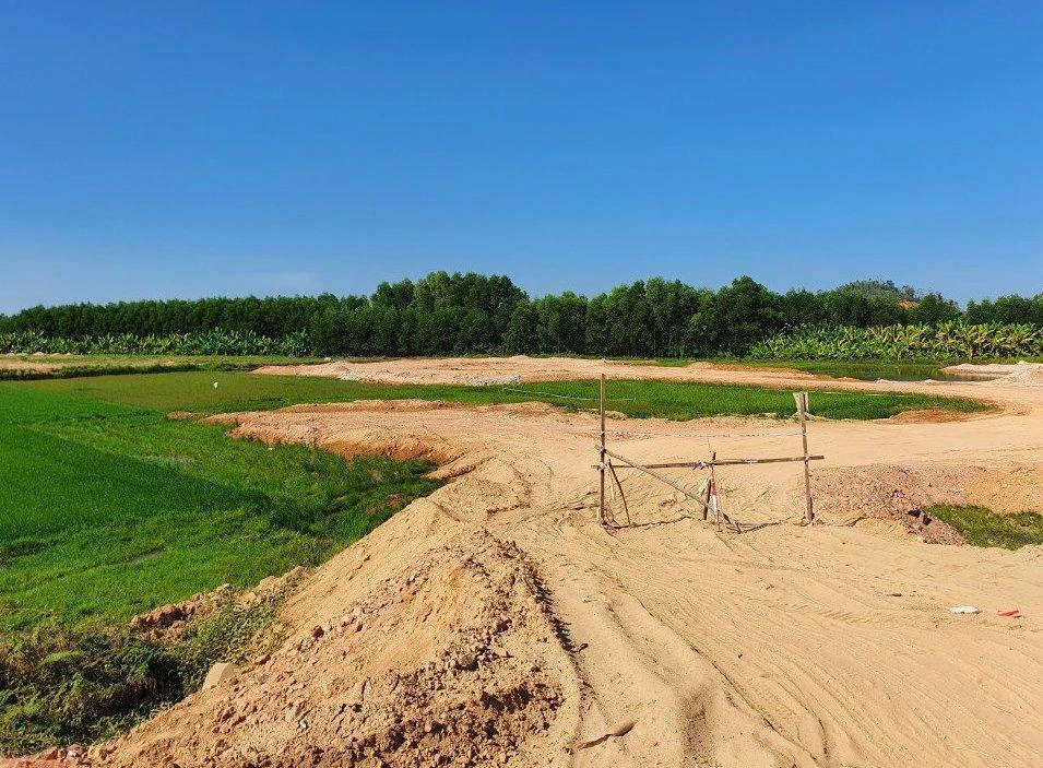 Dự án Khu dân cư phía Bắc TP Quảng Ngãi chưa được cấp phép xây dựng triển khai thi công.