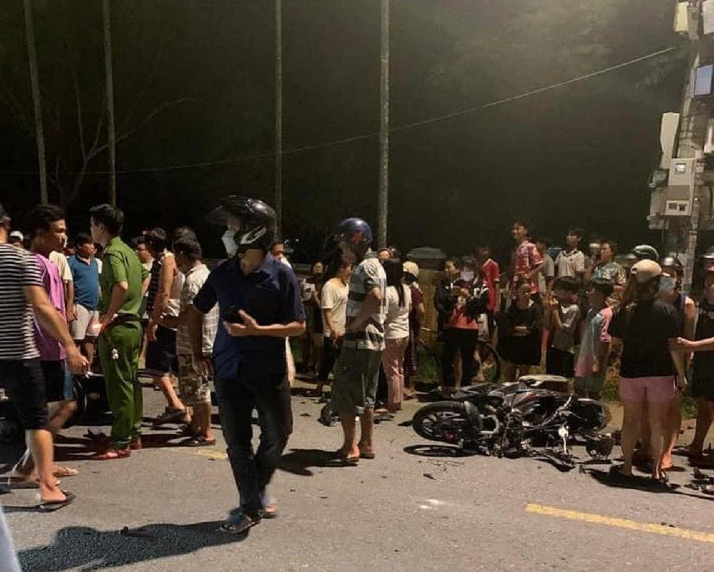 Hiện trường vụ tai nạn.Ảnh: CACC