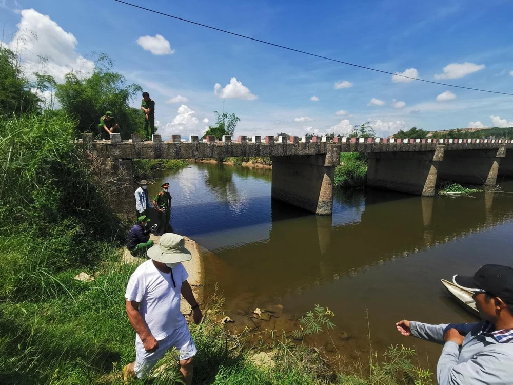 Nơi xảy ra vụ tai nạn khiến Tín tử vong. Ảnh: Hà Xuyên