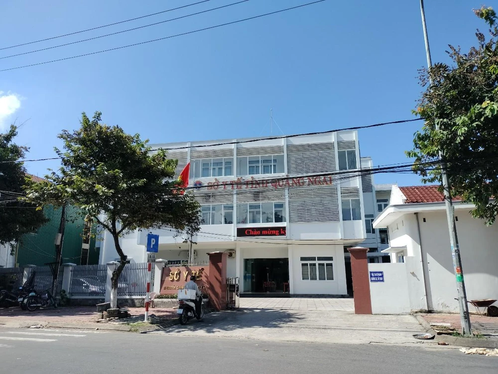 Trụ sở Sở Y tế tỉnh Quảng Ngãi.