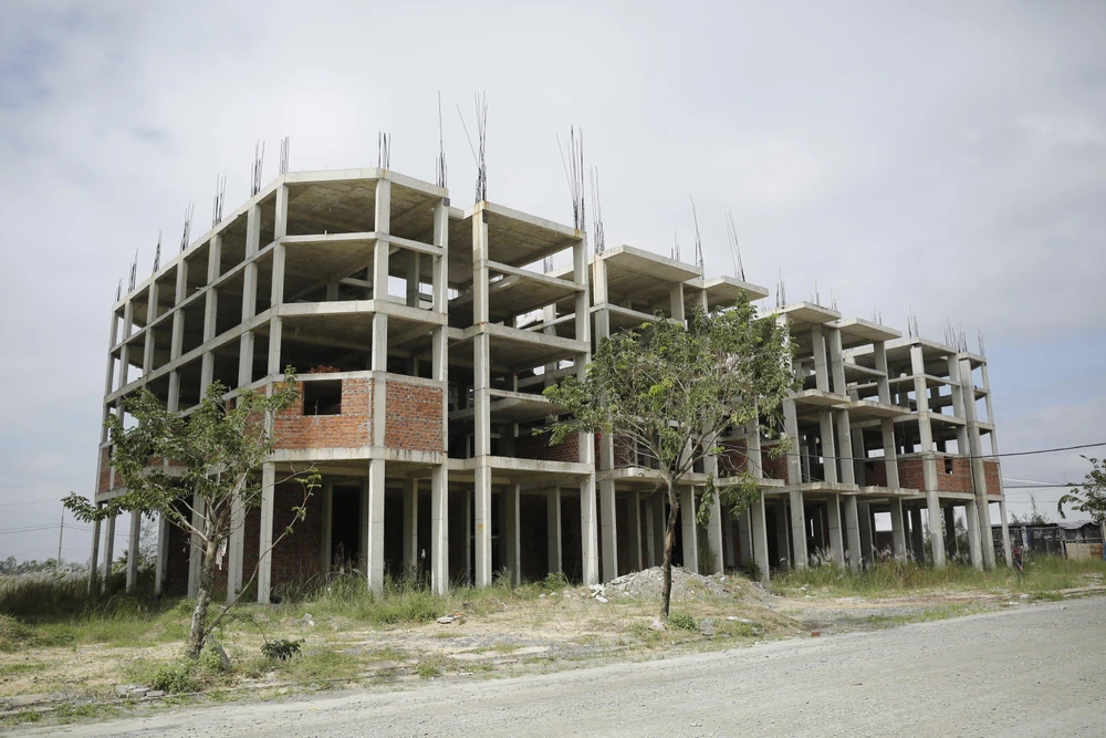 Một góc Dự án Khu nhà ở dành cho người có thu nhập thấp tại Khu công nghiệp Điện Nam - Điện Ngọc. Ảnh: TN