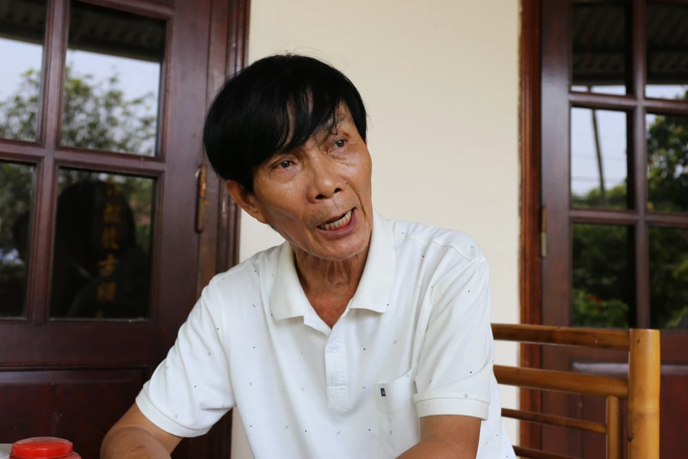 Ông Nguyễn Sự, Nguyên Bí thư Thành uỷ Hội An. Ảnh: THANH NHẬT