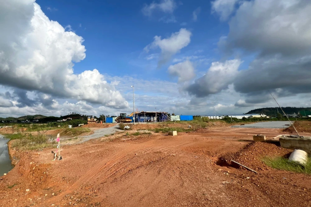 Công ty TNHH Một thành viên Phát triển đô thị Quảng Ngãi bị phạt 632 triệu đồng vì chiếm đất. Ảnh: TN