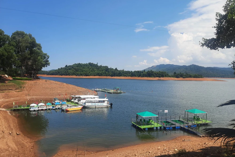 Một góc dự án Khu du lịch sinh thái Hồ Phú Ninh. Ảnh: TN