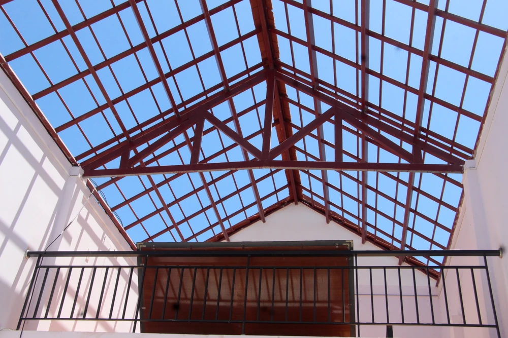 Các hạng mục chính ngôi nhà đã được tháo dỡ. Ảnh: TN Các hạng mục chính ngôi nhà đã được tháo dỡ. Ảnh: TN