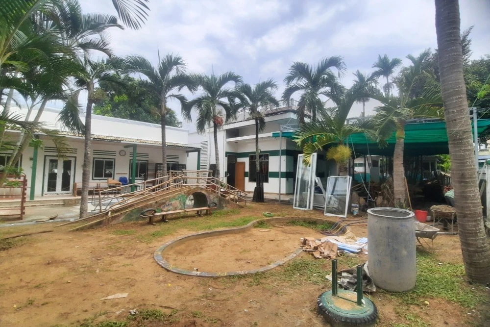 Trường quốc tế Green Shoots đã đóng cửa. Ảnh: TN Trường quốc tế Green Shoots đã đóng cửa. Ảnh: TN