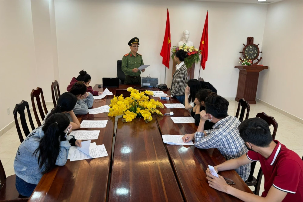 Công an tỉnh Quảng Nam khởi tố thêm 47 bị can trong đường dây cho vay lãi nặng hơn 20.000 tỉ. Ảnh: CA