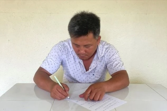 Phạm Thanh Vũ tự xưng quen biết rộng, có thể chạy án để lừa đảo. Ảnh: CA