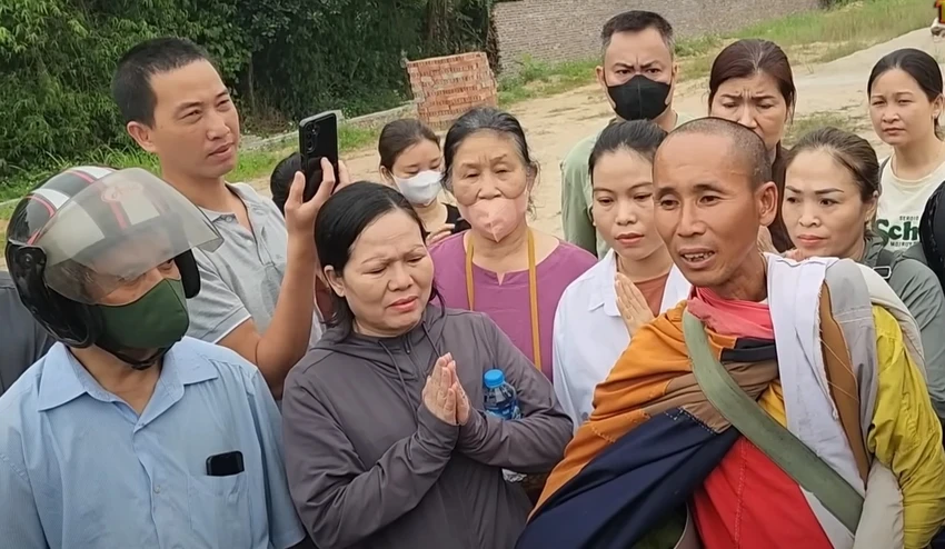 Hình ảnh ông Thích Minh Tuệ trên mạng xã hội. Ảnh: FB