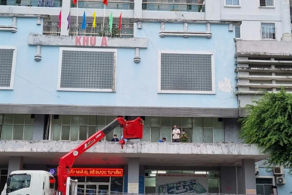 Bệnh nhân mất tích nhiều ngày phát hiện đã chết, thi thể phân huỷ. Ảnh: AT