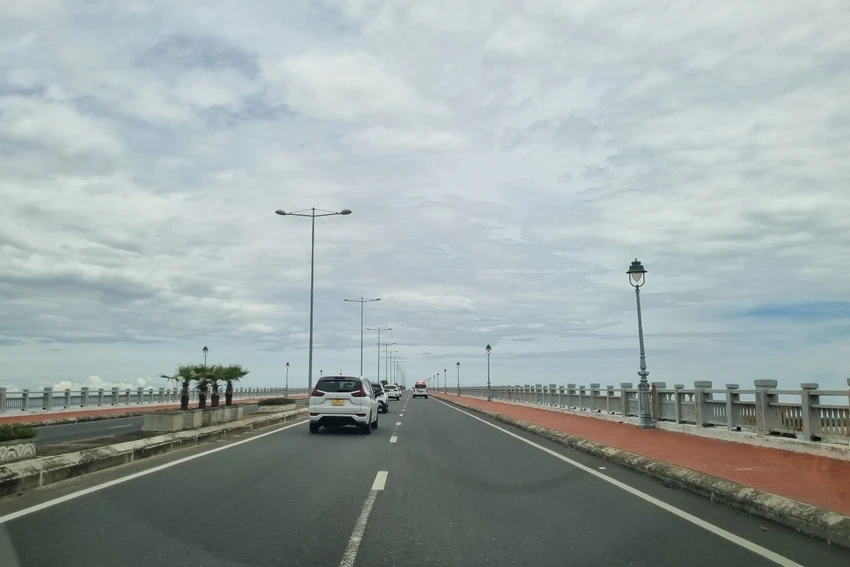 Cầu Cửa Đại là dự án có giá trị thanh toán vượt khối lượng nhiều nhất. Ảnh: TN